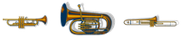 Unsere Blechblasinstrumente - Tuba, Sousaphon, Posaune, Euphonium, Baritonhorn, Tenorhorn, Waldhorn, Flügelhorn, Trompete
